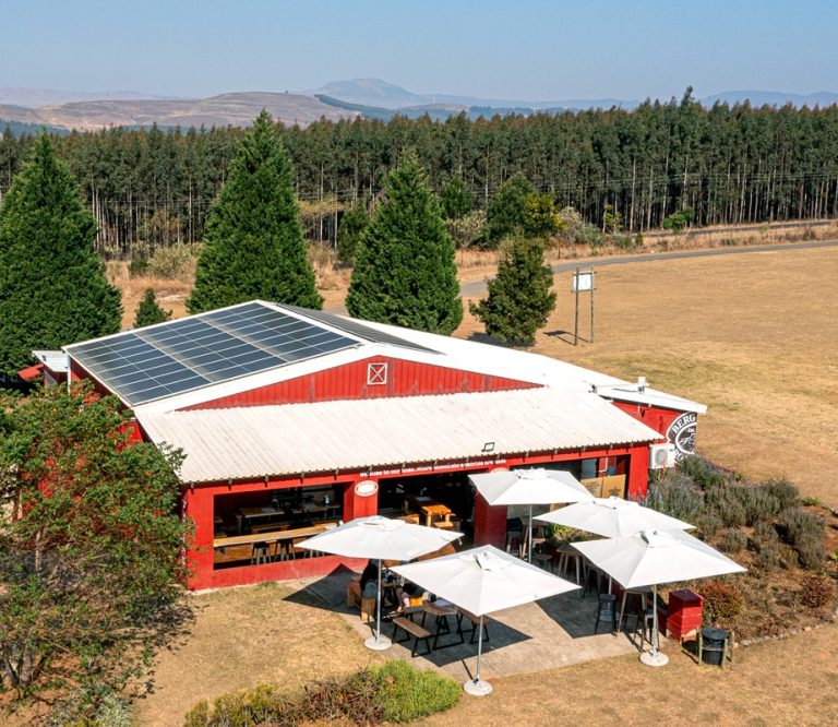 Drakensberg Chocolate factory aerial view