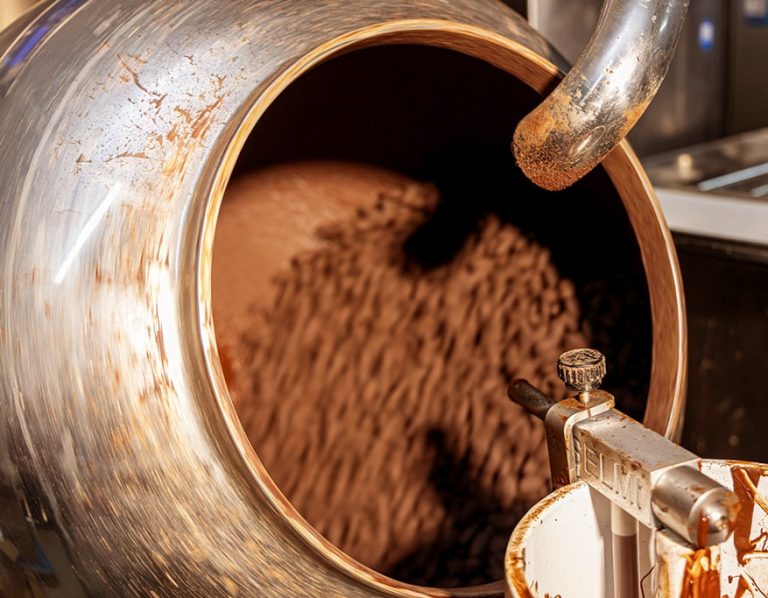 Drakensberg chocolate new machinery panning